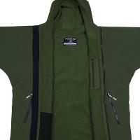 Two Bare Feet Kids Weatherproof Packable Changing Robe & Travel Bag - Forest Green / Forest Green Extra Image 2 Preview